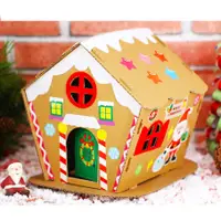 在飛比找蝦皮購物優惠-聖誕節 DIY薑餅屋  兒童餅乾屋 糖果屋 兒童聖誕小屋 手