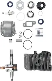 AT43-Cylinder Piston Crankshaft Engine Pan Kit Fit for S-T-I-H-L MS170 MS180 017 MS 180 Chainsaw 38Mm