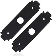 AC04215 Reversible Heavy Duty Hardened Steel Edger Blade - for Replacement Ryobi 8 Inch Edger Blade, Fits Edgers Models UT50500, UT15518, RY15518, RYEDG11, P2310 and P2300B. (2)