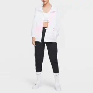 【NIKE 耐吉】外套 女款 運動外套 風衣外套 NSW Swoosh 白粉 DA0981-100