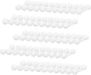 TOBBOMEY 50pcs Nasal Filters Dust Mask for Grinding Portable Charcoal Filtered Nose Plugs for Sanding Cooling Eye Mask for Protection