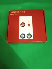 IKEA Vinterfint Ornaments Design Eva Lundgreen Scandinavian Set of 4