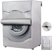 Washing Machine Cover Washer Cover Dryer Cover for Front-loading Machine Waterproof，D23*W25*H34in