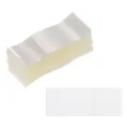 66x25mm PVC Perforated Shrink Bands, 250Pcs 0.05mm Thick Shrink Wrap, Clear