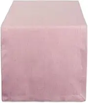DII Chambray Kitchen, Tabletop Collection, Rose, 14x72 Table Runner