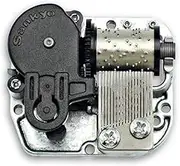 Music Box Part Grey Wind Up Sankyo Musical Movement for DIY Musical Boxes (60 Tunes Option) (Edelweiss)