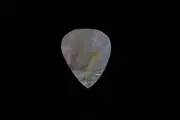 Large Heavy Stone Guitar Pick Made from Rutile Quartz