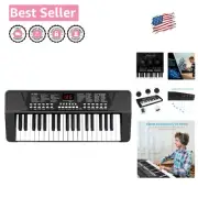 Beginner's 37-Key Portable Piano Keyboard with Clear LED Display - Gift Idea