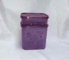 ✅Brand New Tupperware Modular Square Containers Set Of Two Floral On Front Side*