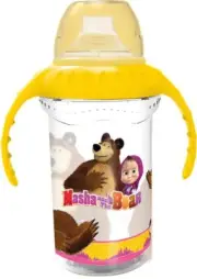 Travel Plastic Cup For Kids Masha & Orso 330 ML ANIMACCORD