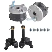 Front Drum Brake Wheel Hub Steering Stub Axle Spindle Knuckle for ATV Quad Buggy
