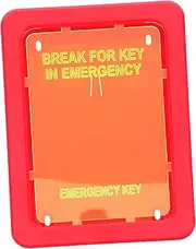 BATHVEVE Fireproof Locking Box for Vehicle Keys Emergency Break Access Box Wall-Mounted Security Key Storage Weatherproof Design