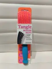 Kareco Tangle Buster Mini Paddle Brush ~ Pink/Teal ~ NEW ~ FAST SHIPPING!