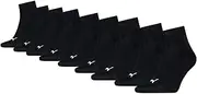 [PUMA] Unisex Unisex Quarter Play Ecom Pack of 9 Pieces Black White Grey