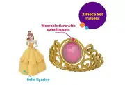 Deco Pac Beauty And The Beast Princess Belle Cake Topper With Tiara
