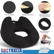 Memory Foam Tailbone Hip Seat Cushion Pillow Non-Slip Washable Removable Chair