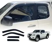 OAD4X4 Weathershields Compatible with Mazda BT50 BT-50 Extra Cab UN 2006-2011, Weather Shields Window Visors Wind Deflectors Sun Rain Guard 4PCS Set
