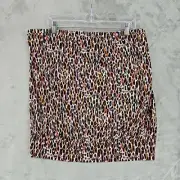 Torrid Tube Top Womens Size 2X Leopard Animal Print Cotton Modal Casual Travel