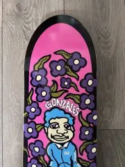 Krooked Mark Gonzales Skateboard Deck - Gonz Sweatpants / Roses