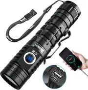 WUBEN C2 LED Torch, Rechargeable Flashlights 2000 High Lumens, IP68 Waterproof