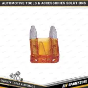 100 Pcs of Charge 5 Amp Mini Blade Fuse Amber Colour - for Car & Truck Parts