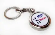 HAMM'S BEAR Logo Beer Can Bottle Cap Opener Key Chain / Key Ring Handmade