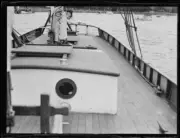 Stern of Mr Lee K Murray's yacht Day Dream as seen from the bow, Sy- Old Photo 1