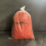 Wolfyok Hammock Portable Camping Single Swing Nylon - Orange / Gray Tree Straps