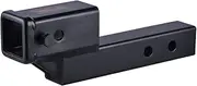 Towever 84121 Receiver Hitch Extender with 2" Drop/Rise, 9" Extension, Solid Tube (GTW/TW 5000/500 LBS)