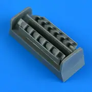 QuickBoost 1/48 Messerschmitt Bf 109F/G/K Exhaust for Eduard kits