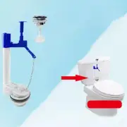 Toilet Float Flush Valve Fitting Parts Toilet Drain Valve for Shopping Mall