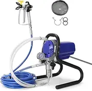 Airless Paint Sprayers, 750W Motorized Paint Sprayer with Stand,High Efficiency Spray Paint Machine for Home Interior,Exterior DIY Handyman Shed and Garage House Painting Shed Fence Deck