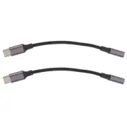 2 Pcs Headphone Adapter Usb to Headphones Usb-c Jack Type Earphones