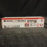 MagLite ML50LX 2-Cell C LED Flashlight, Stealth Matte Finish, Chipboard, Black