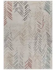 LR Home Bohemian Abstract Performance Area Rug