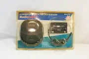 Vintage Audiologic Portable CD Player Model AC1142 Anti-Shock w Cassette Adapter