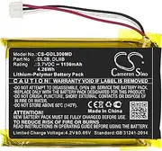 Replacement Battery for 3GEN DermLite II DermLite III DermLite Pro DL2 Dermatoscope DL3 Dermatoscope 3.7V/1150mAh