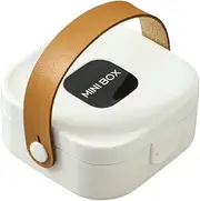 Cable Management Box - Pp Leather Organizer, Silicone Cord Holder | 3.94in Portable Case with Cable Ties, Travel-Friendly Charger Storage for Headphones Electronics, Compact Tech Box for Desk Drawers