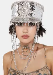 Marshal Of Magic Sequin Hat