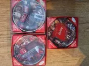 COCA COLA LOT OF 3 MINI COLLECTABLE PLATES *NEW*