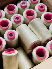 50 Big Spools BUTTERMILK Color Serger Overlocker Quilting Sewing Threads T27 S/2