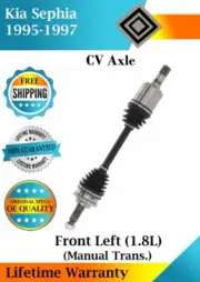 New OE Front Left CV Axle For 1995-1997 Kia Sephia 1.8L Manual Trans. Lifetime W (for: Kia)