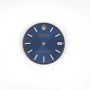 Rolex Dial Midsize Datejust Blue w/ Gold Markers 2035 2135 6800 68000