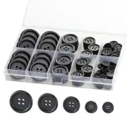 100 Pcs Mixed Resin Sewing Buttons 4 Hole Craft Buttons Manual Scrapbooking B...
