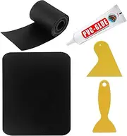 Boat PVC Repair Patches - Paddle Board Repair Kit with 60ml Glue and 2 Scrapers - /Set Pool Patch Repair Kit, Cuttable Marine Repair Patches for Swimming Pools Canoe
