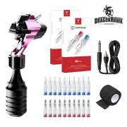 Dragonhawk MAST Tattoo Supplies Motor Rotary Machine Gun 20 Cartridge Needles