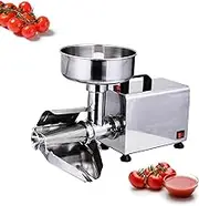 Commercial Tomato Strainer Machine, 450W Electric Tomato Milling Machine, 330Ibs/H, Removable Bucket, Stainless Steel Fruit Press Squeezer for Canning Tomatoes Purees, Sauces