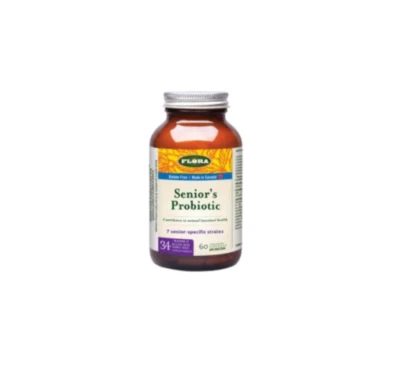 Flora Senior's Probiotic 34 Billion Cells Bifdobacteria Colony 60 Caps NEW