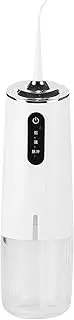 Water Flosser, 240ml Portable Oral Irrigator 3‑Mode IPX7 Waterproof USB Rechargeable Water Dental Floss Tooth Cleaner with 1 Nozzle(White)