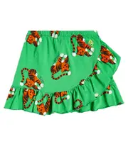 [The Animals Observatory] The Animals Observatory Manatee cotton skirt Y 12 green